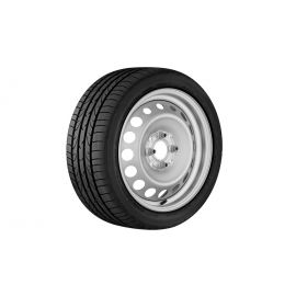 Stahl-Rad Silber, Goodyear, Vector 4Seasons G2, 185/60 R15 84T, Ganzjahres, Q4408414100700J2022 buy in USA