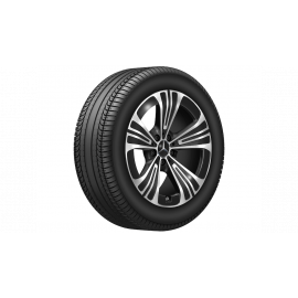 5-Speichen-Rad Schwarz Lackiert Glanzgedreht, Pirelli, Cinturato Winter 2 MO, 225/55 R18 102H XL, Winter, Q440141716050G2 buy in USA