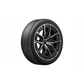 AMG light-alloy wheel, 5-twin-spoke design, 50.8 cm (20-inch), high-sheen, E-Class, 295/35 R20/, matt black, A21440112007X36 buy in USA