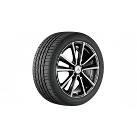 5-twin-spoke wheel, gloss black, Goodyear, UltraGrip 8 Performance MO, 225/40 R18 92V XL, winter, Q4401414101100J2022 buy in USA