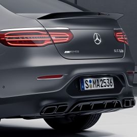 Original Mercedes-Benz AMG Heckspoiler schwarz Aerodynamik-Paket GLC 63 AMG 253 Coupé A25379015009040 buy in USA