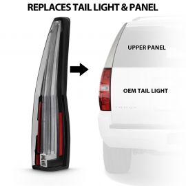 ANZO 2007-2014 Chevrolet TahOE Led Taillights Red/Clear buy in USA