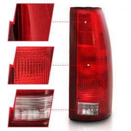 ANZO 1988-1999 Chevy C1500 Taillight Red/Clear Lens w/ Circuit Board(OE Replacement) buy in USA