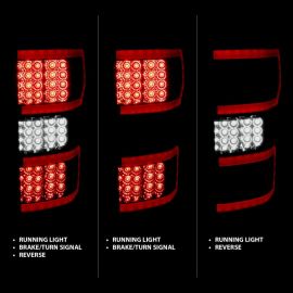 ANZO 2018-2019 Ford F-150 LED Taillight Smoke (Red Light Bar) (w/ Sequential) buy in USA