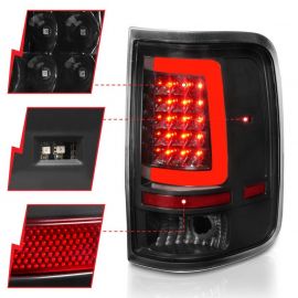 ANZO 2004-2006 Ford F-150 LED Tail Lights w/ Light Bar Black Housing Clear Lens buy in USA