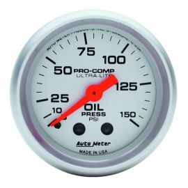 Autometer Ultra-Lite 52mm 0-150 PSI Mechanical Oil Pressure Gauge buy in USA