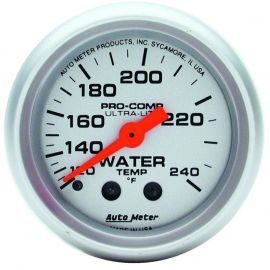 Autometer Ultra-Lite 52mm 120-240 Deg F Mechanical Water Temp Gauge buy in USA