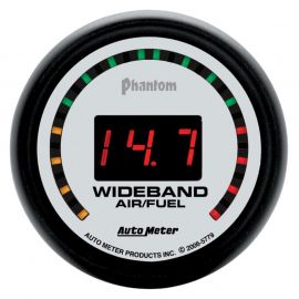 Autometer Phantom 52mm Digital 10:1-17:1 Street Wideband Air/Fuel Ratio Gauge buy in USA