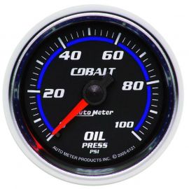 Autometer Cobalt 52mm 100 PSI Mechanical Oil Pressure Gauge buy in USA