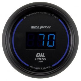 Autometer Cobalt Digital 52.4mm Black 0-100psi Oil Pressure Gauge buy in USA