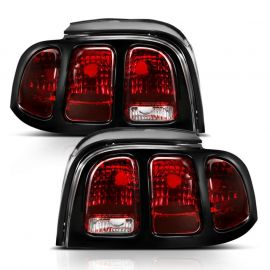 ANZO 1994-1998 Ford Mustang Taillight Dark Red Lens (OE Style) buy in USA