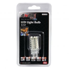 ANZO LED Bulbs Universal 3157 Red - 30 LEDs 2in Tall buy in USA