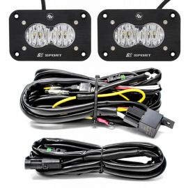 Baja Designs S2 Sport Flush Mount Wide Cornering Pattern LED Work Light Clear Lens Kit buy in USA