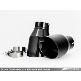 AWE Tuning Audi C7.5 A6 3.0T Touring Edition Exhaust - Quad Outlet Diamond Black Tips buy in USA