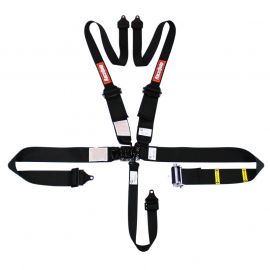 RaceQuip L & L 5pt Ratchet HNR Harness Black buy in USA