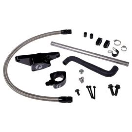 Fleece Performance 03-05 Auto Trans Cummins Coolant Bypass Kit w/ Stainless Steel Braided Line buy in USA