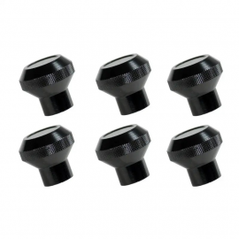 Rugged Ridge 76-86 Jeep CJ Black Billet Stainless Steel Dash Knob Set Billet buy in USA