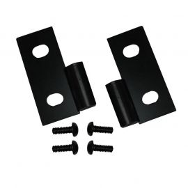 Rugged Ridge 76-06 Jeep CJ / Jeep Wrangler Black Lower Door Hinge Brackets buy in USA