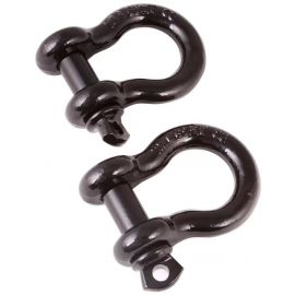 Rugged Ridge 3/4in Black D-Shackles buy in USA