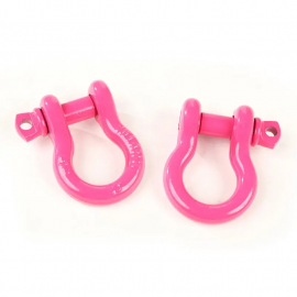 Rugged Ridge Pink 3/4in D-Ring Shackles buy in USA