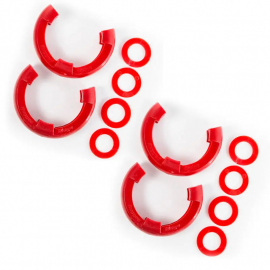 Rugged Ridge 3/4in Red D-Ring Isolator Kit buy in USA