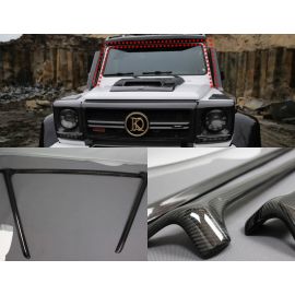 Carbon Fiber Windshield Panels Front Window Trim Covers – for Mercedes-Benz G-Class W463 G500 G550 G63 G65 buy in USA