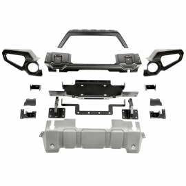 Rugged Ridge Venator Front Bumper W/Overrider & Winch Tray JL buy in USA