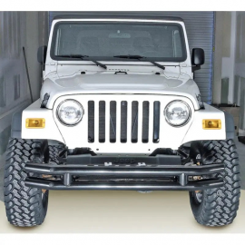 Rugged Ridge 3in Double Tube Bumper 76-06 Jeep CJ / Jeep Wrangler buy in USA