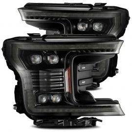 AlphaRex 18-20 Ford F-150 NOVA LED Proj Headlight Plank Style Alpha Blk w/Activ Light/Seq Signal/DRL buy in USA