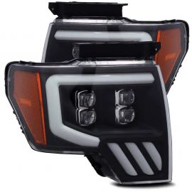 AlphaRex 09-14 Ford F-150 NOVA LED Proj Headlights Plank Style Matte Black w/Activ Light/Seq Signal buy in USA