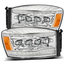 AlphaRex 06-08 Dodge Ram 1500HD NOVA LED Proj Headlights Plank Style Blk w/Seq Signal/DRL/Amber LED buy in USA