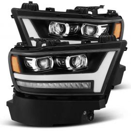 AlphaRex 19-20 Dodge Ram 1500 LUXX LED Proj Headlights Plnk Style Black w/Activ Light/Seq Signal/DRL buy in USA