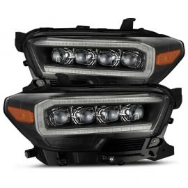 AlphaRex 16-20 Toyota Tacoma NOVA LED Projector Headlights Plank Style Black w/Activation Light buy in USA