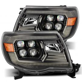 AlphaRex 05-11 Toyota Tacoma NOVA LED Projector Headlights Plank Style Black w/Activation Light/DRL buy in USA