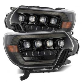 AlphaRex 12-15 Toyota Tacoma NOVA LED Proj Headlights Plank Alpha Blk w/Activ Light/Seq Signal/DRL buy in USA