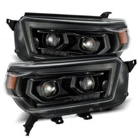 AlphaRex 10-13 Toyota 4Runner LUXX LED Proj Headlights Plank Style Alpha Black w/Seq Signal/DRL buy in USA