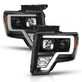 ANZO 2009-2014 Ford F-150 Projector Light Bar H.L Black Amber buy in USA