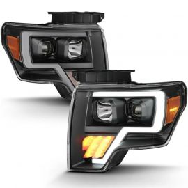 ANZO 2009-2014 Ford F-150 Projector Light Bar G4 H.L. Black Amber buy in USA