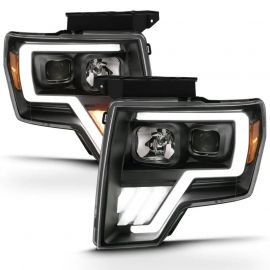 ANZO 2009-2013 Ford F-150 Projector Light Bar G4 Switchback H.L.Black Amber buy in USA