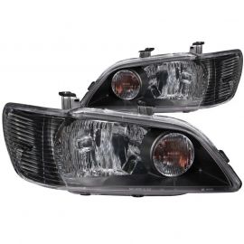 ANZO 2002-2003 Mitsubishi Lancer Crystal Headlights Black buy in USA