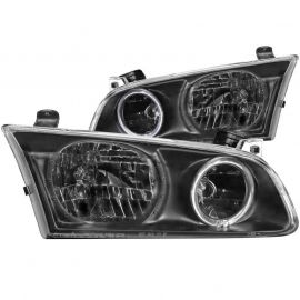 ANZO 2000-2001 Toyota Camry Crystal Headlights w/ Halo Black buy in USA