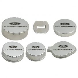 Ford Racing 15-19 Mustang 2.3L/5.0L/5.2L Aluminum Machined Engine Cap Covers buy in USA