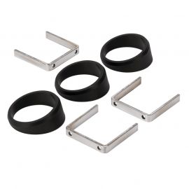 Autometer or Autogage 2-1/16in Black Angle Rings -- 3 Pack buy in USA