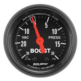 Autometer Z Series 52mm 20 PSI Mechanical Boost Vacumm Gauge buy in USA