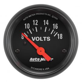 Autometer Z-Series 52mm 8-18 Volts Volmeter Gauge buy in USA