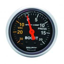 Autometer Sport-Comp 52mm 20 PSI Mechanical Boost Gauge buy in USA