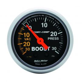 Autometer Sport-Comp 52mm 30 PSI Mechanical Boost Gauge buy in USA