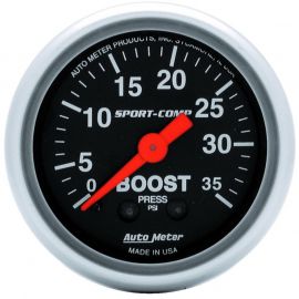 Autometer Sport-Comp 52mm 35 PSI Mechanical Boost Gauge buy in USA