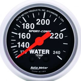 Autometer Sport-Comp 52.4mm 120-240 F Mech 2in Water Temp buy in USA