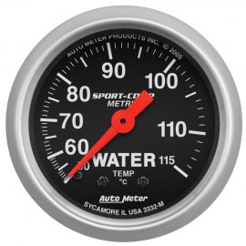 Autometer Sport 2in Water Temp Metric , 50-115 deg. C / Mech buy in USA